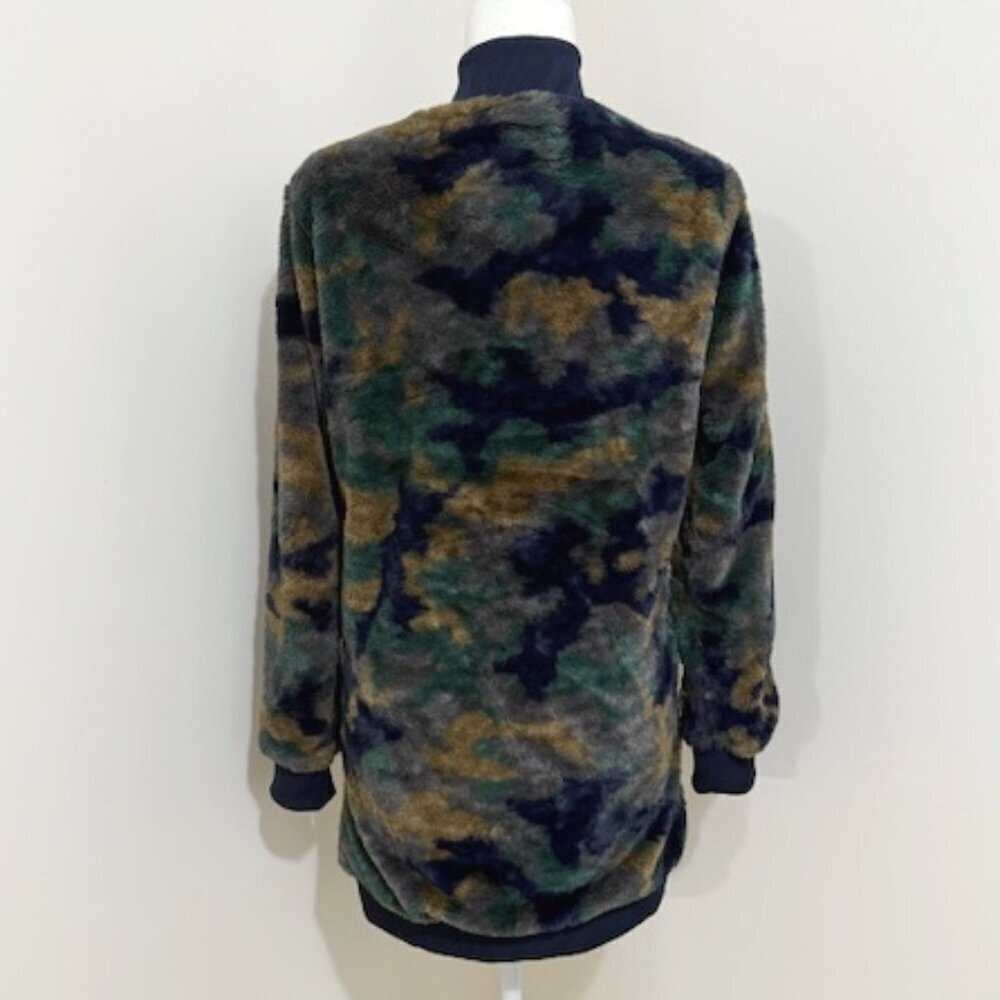 Columbia Bundle Up Printed Fleece Jacket Dark Camo Women's Size S - Picture 3 of 4